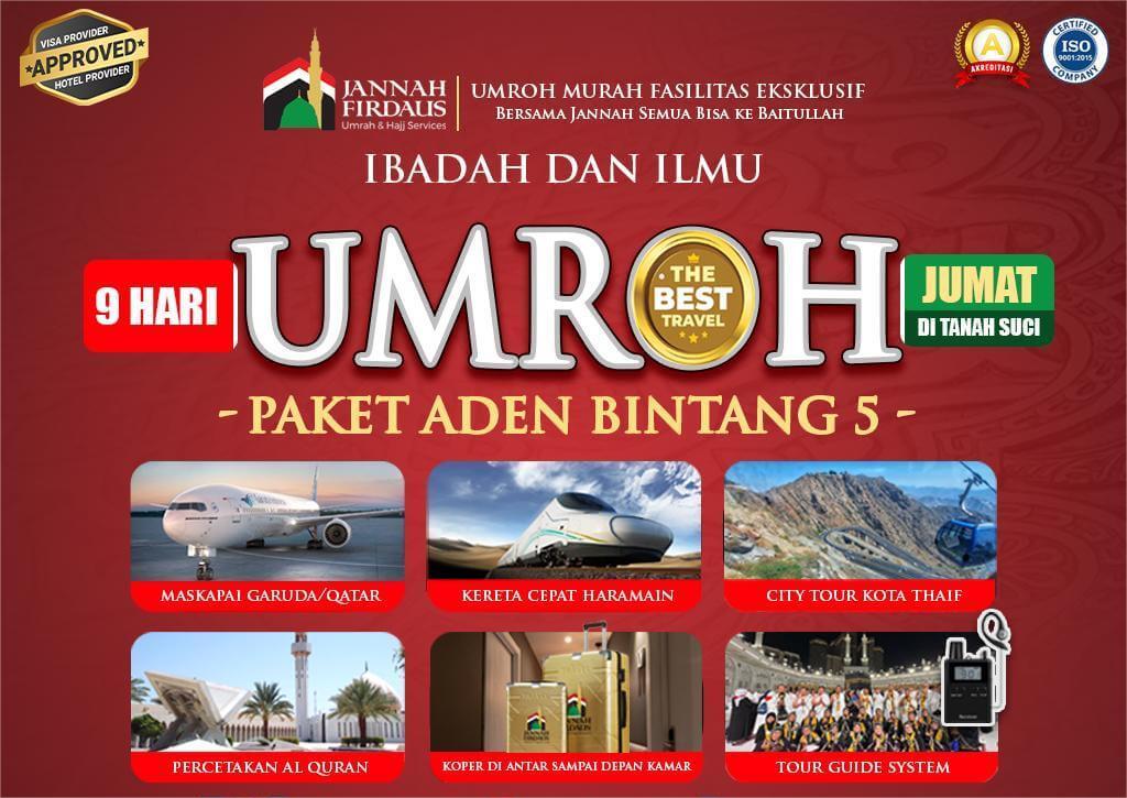 PAKET UMROH ADEN 1477H (9 HARI)