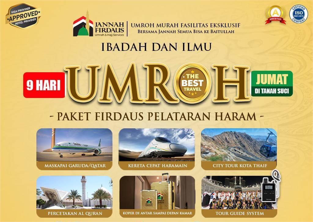 PAKET UMROH FIRDAUS 1447H (9 HARI)